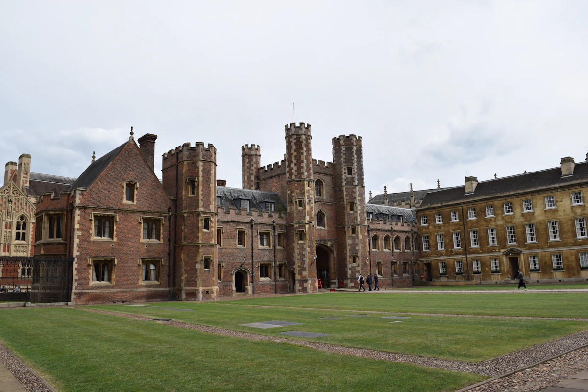 Historic UK university campus buildings
